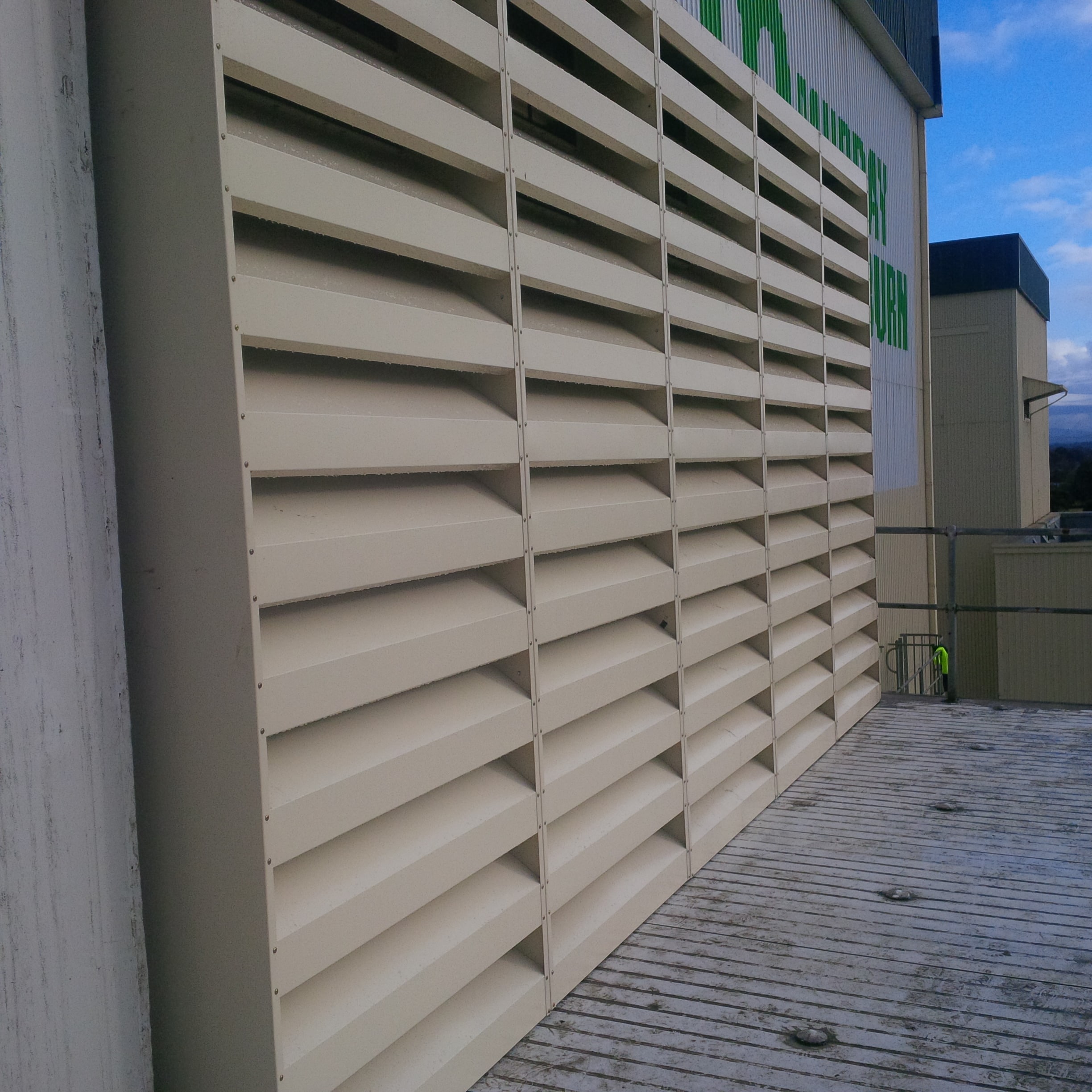 Completed Acoustic Louvres