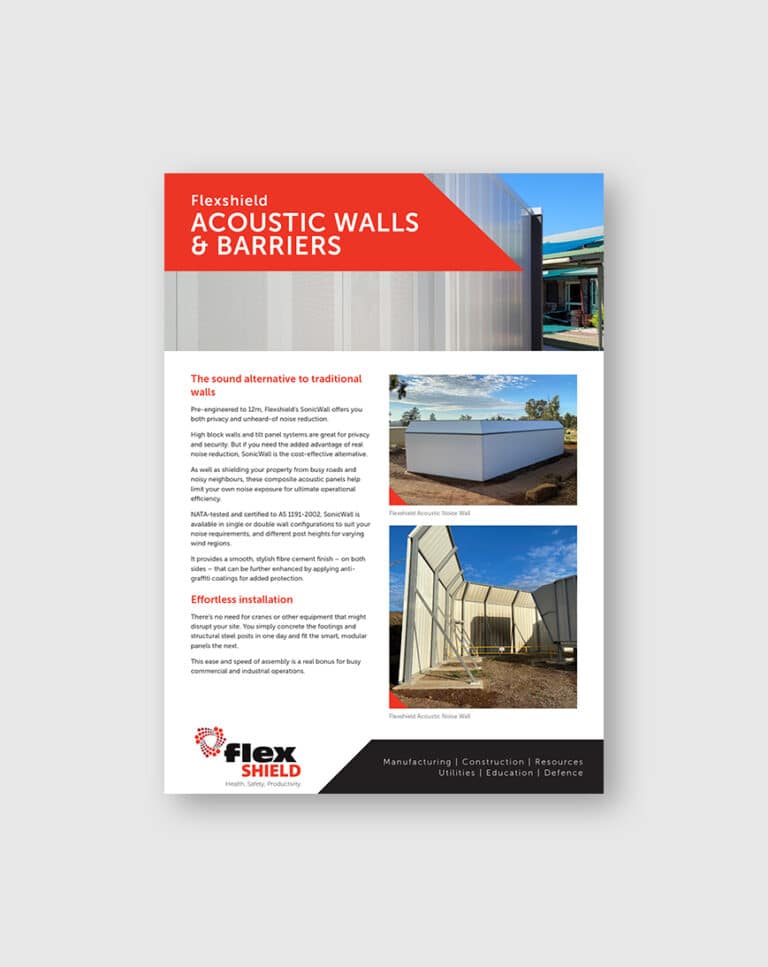 Sonic Acoustic Walls | Flexshield