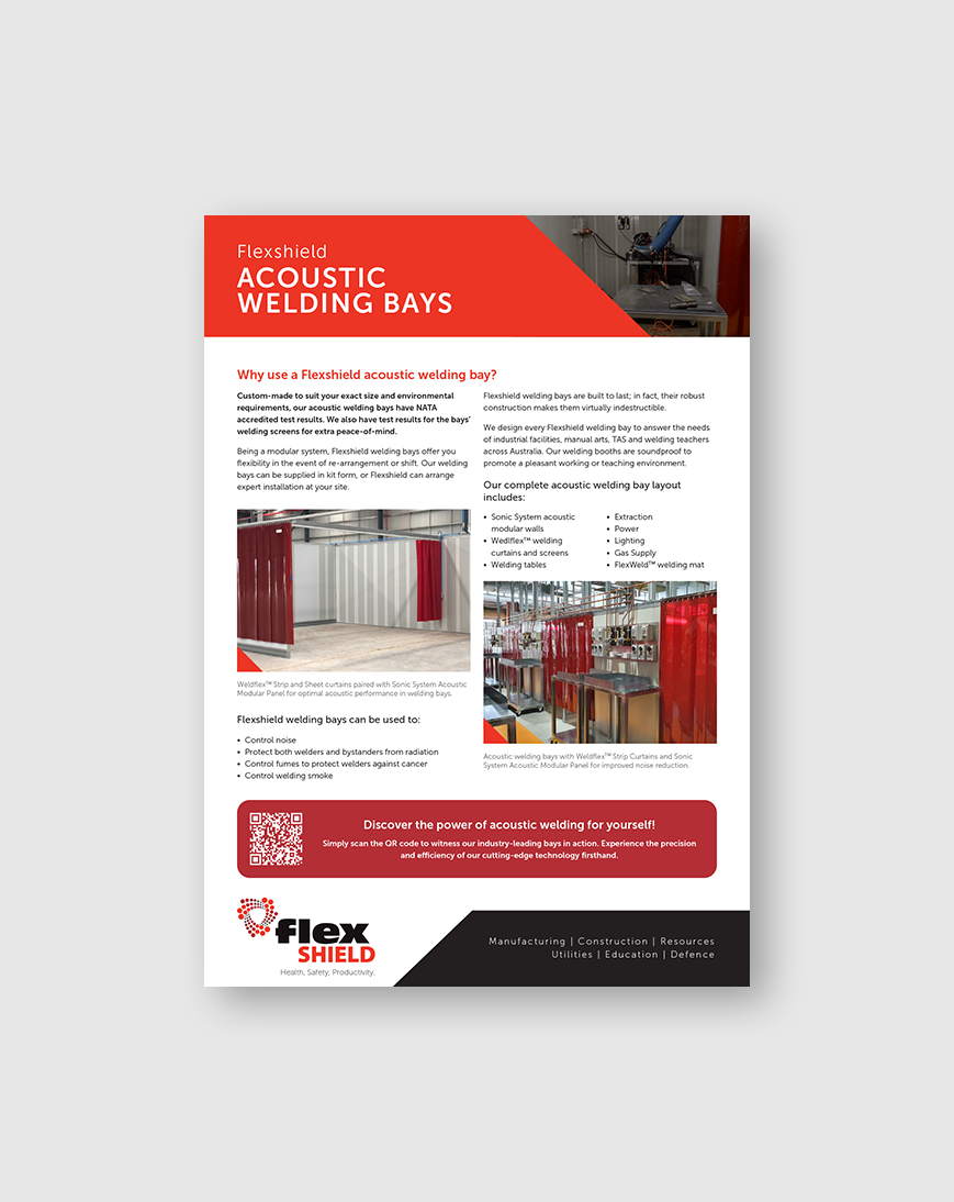 Flexshield_Acoustic Welding Bays_Brochure_Image