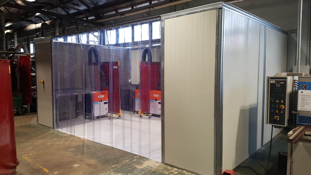 Flexshield SonicClear for a Defence Grinding Bay