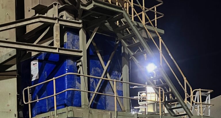 Blue Sonic Acoustic Curtain for mining noise control