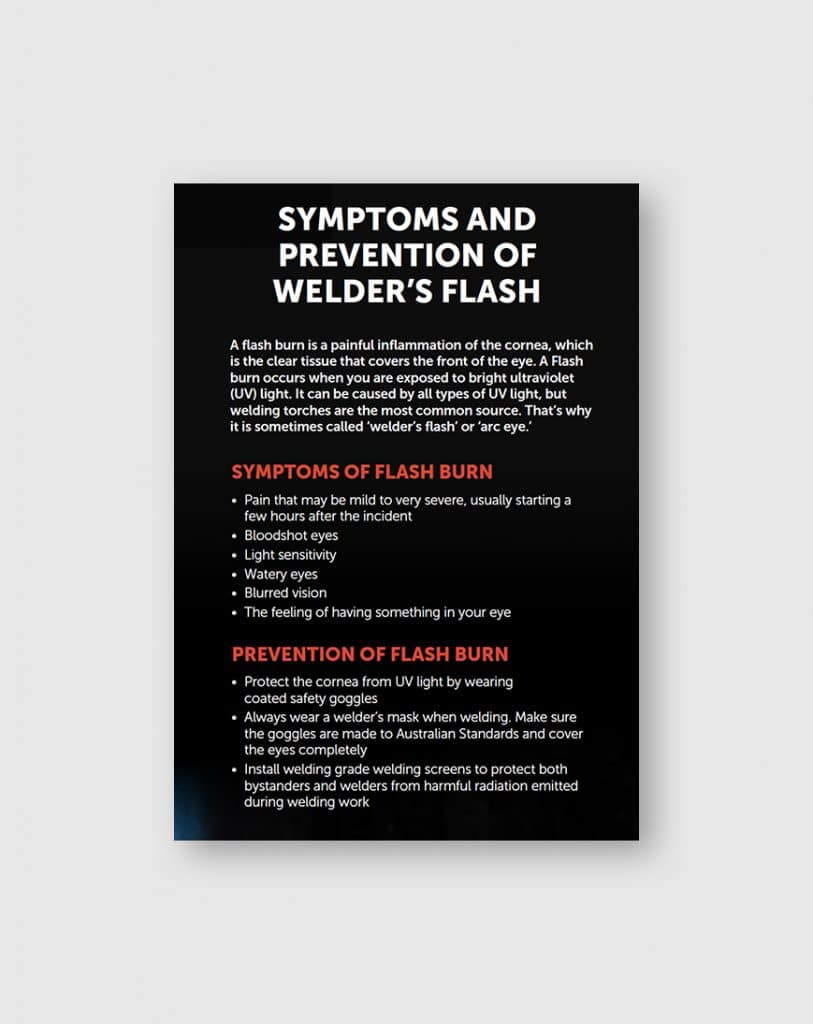 Weld Flash Protection Welders Flash Prevention - Flexshield