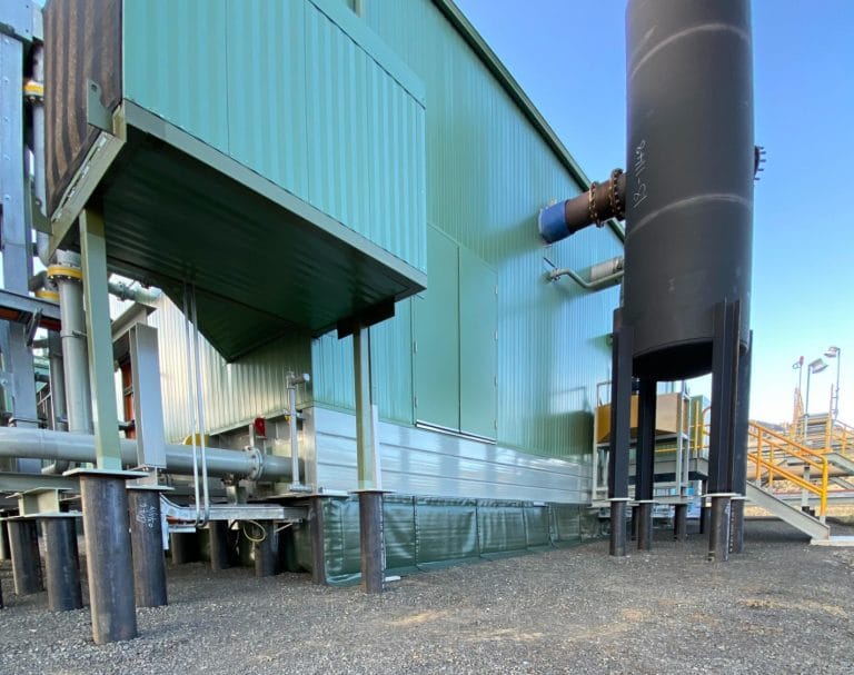 Flexshield Sonic Curtain Skirts for Acoustic Compressor Sheds