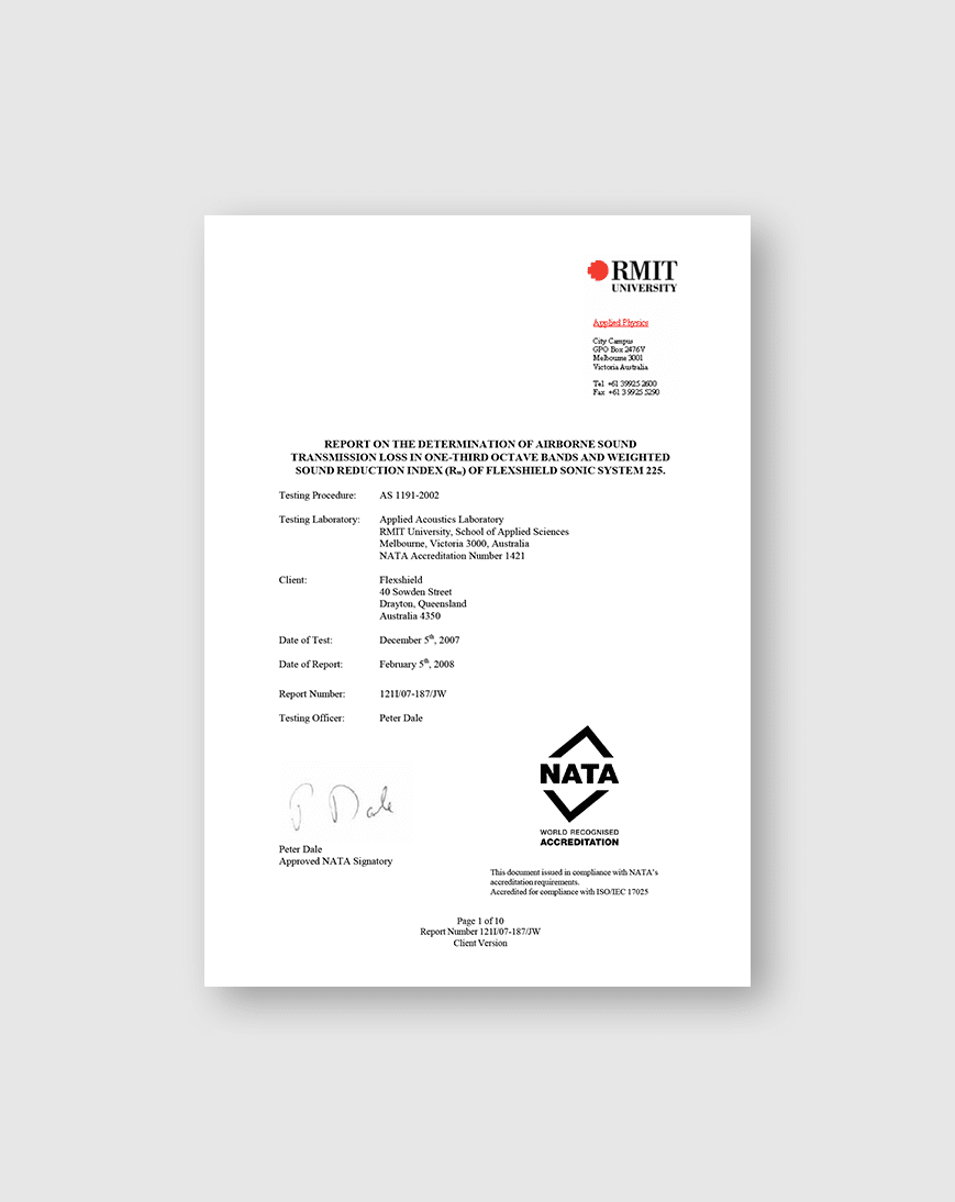 Cover image - Sonic System attenuation