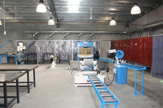 Flexshield Acoustic Welding and Grinding Bays