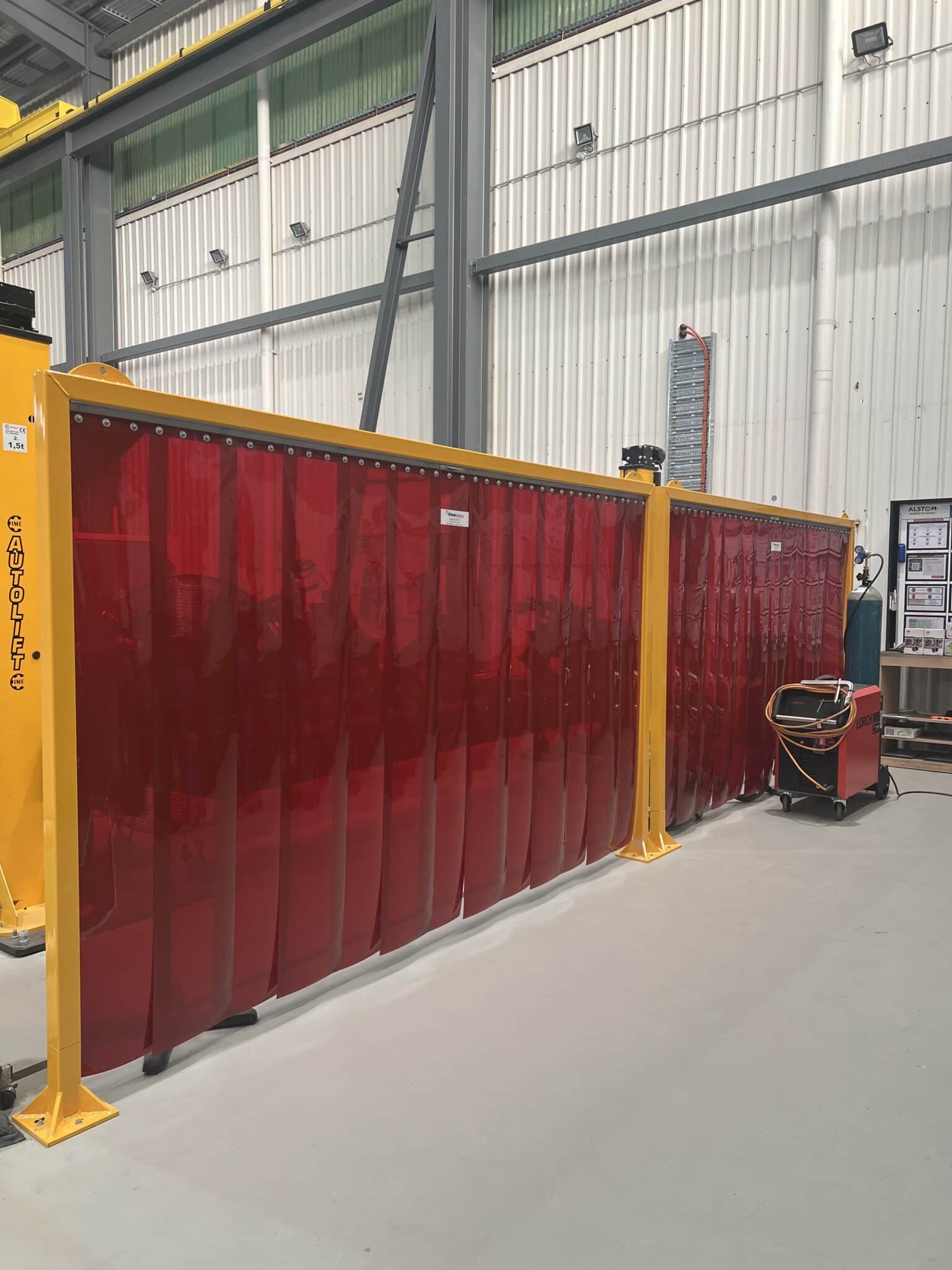 Flexshield Red Weldflex Strip Curtains