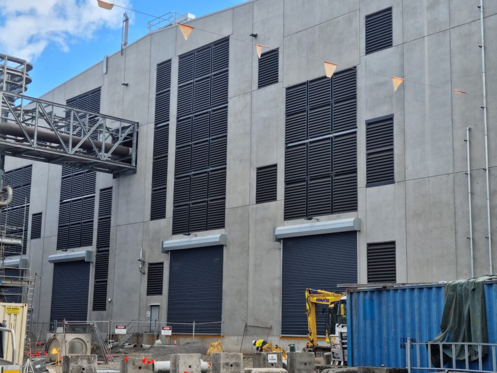 Flexshield Sonic Series acoustic louvre facade louvre