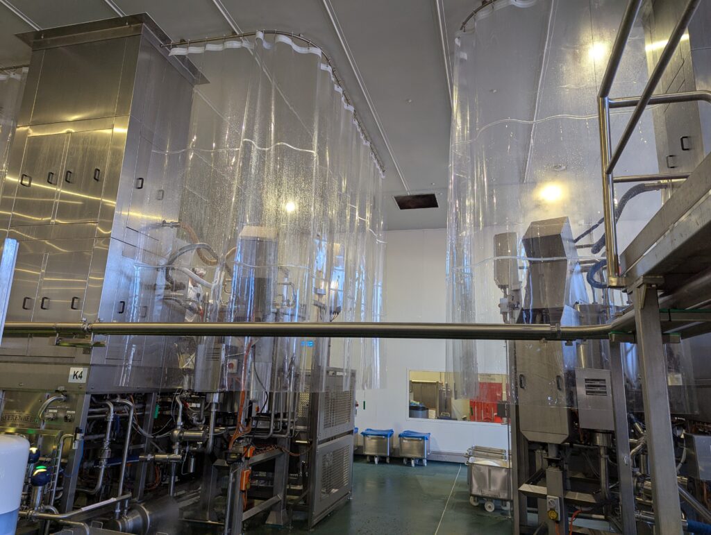 SonicClear wash bay screen for Beerenberg