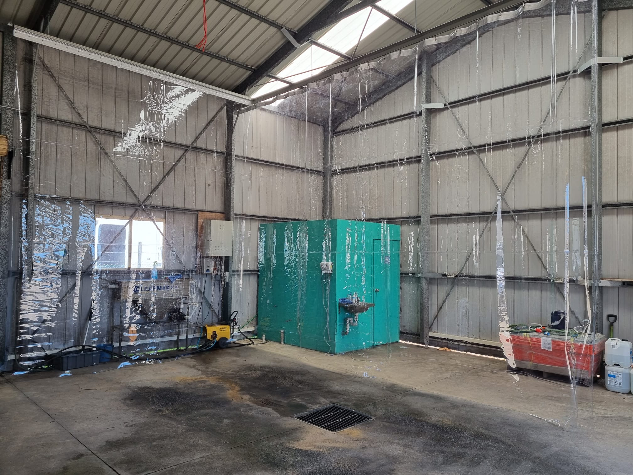 SonicClear sheet curtain