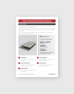 Datsheet Sonic System VR | Flexshield