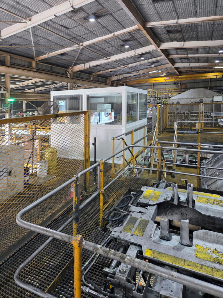 Sonic acoustic enclosure/control in action for Copper Refineries