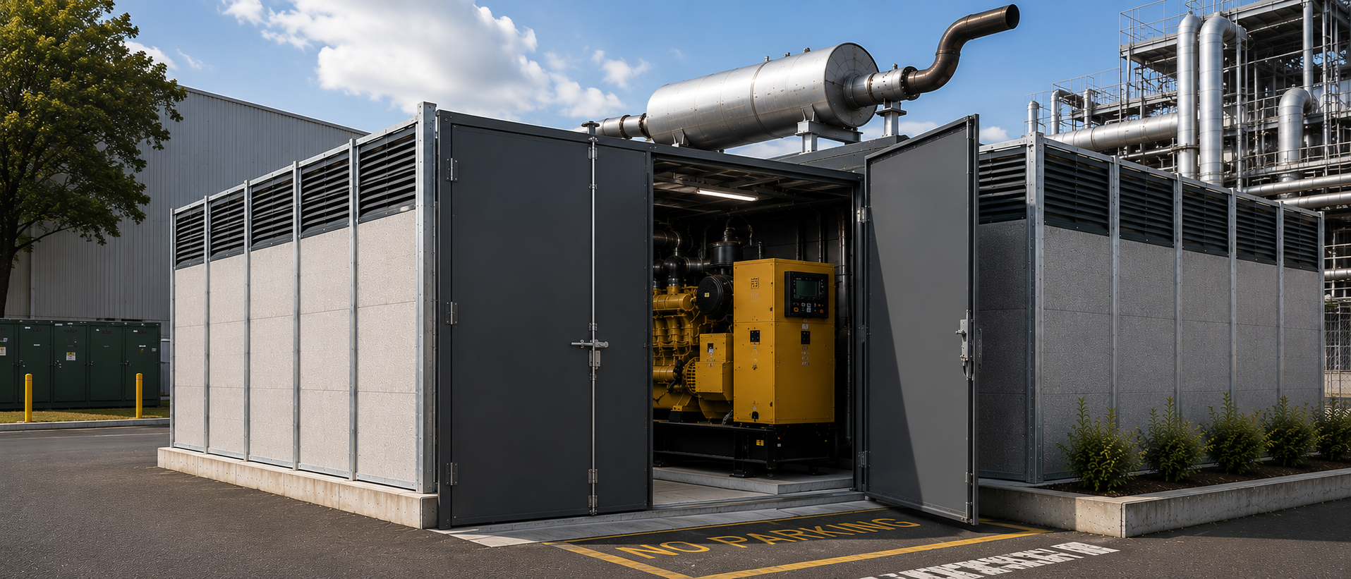 diesel generator acoustic enclosure