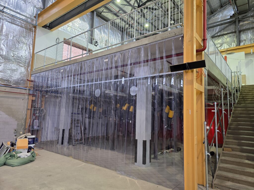 SonicClear strip curtains for Holmsglen TAFE