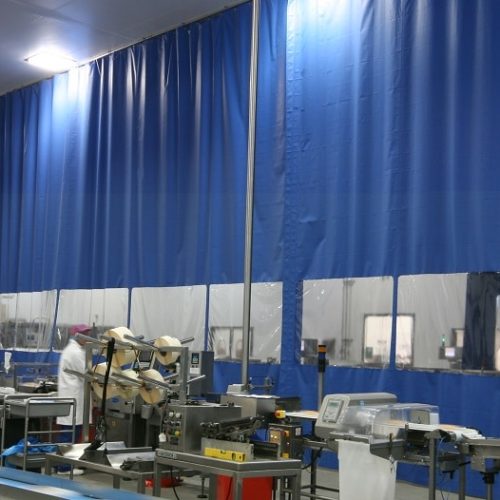 Flexshield PVC Sheet curtains for contamination control