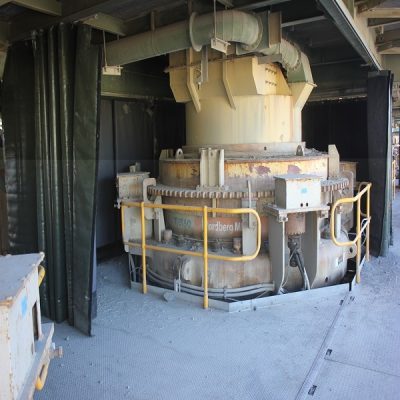 Sonic Curtains opened for crusher maintenance