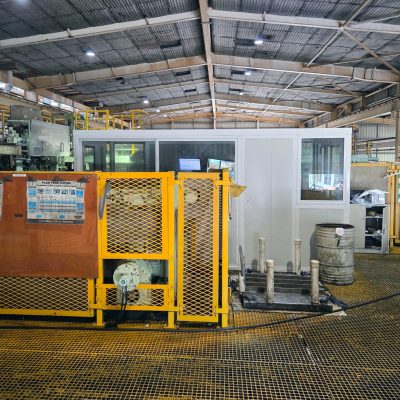 Sonic System acoustic enclosure it place for coper refineries