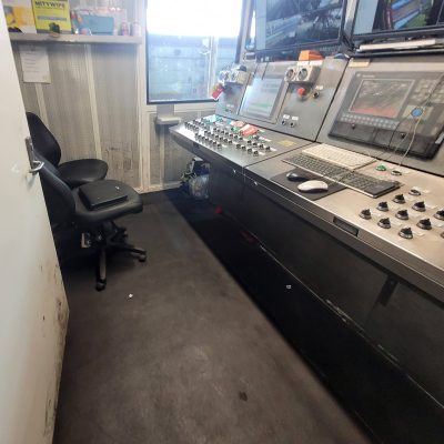 The inside of the Sonic acoustic control room
