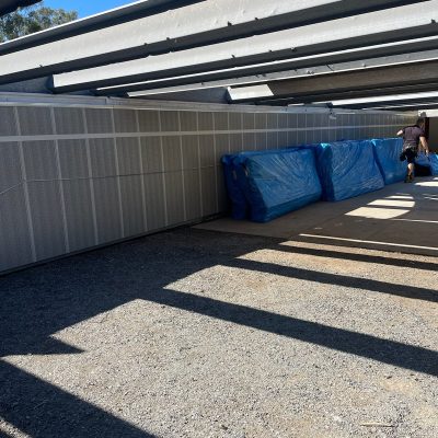 Noise wall for Gold Coast Pistol Club