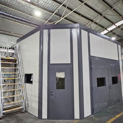 Completed enclosure boosts workplace safety, ensuring compliance while safeguarding operators and surrounding staff.