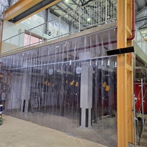 SonicClear strip curtains for Holmsglen TAFE