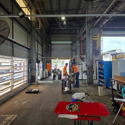 Flexshield_Sonic-acoustic-welding-bay_QLD-Rail3