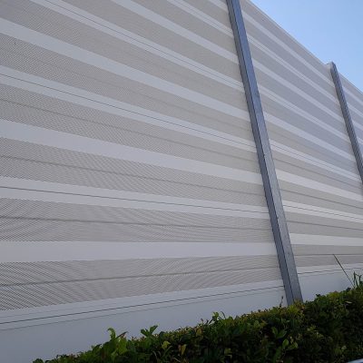 Flexshield Sonic Acoustic Wall on a Rooftop
