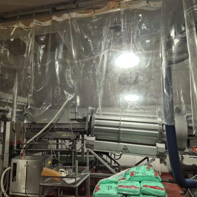 SonicClear sheet curtain