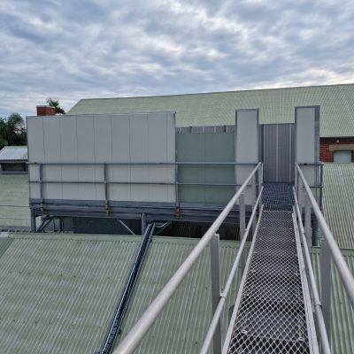 Flexshield Acoustic Modular Panel on the the rooftop in Brisbane, QLD