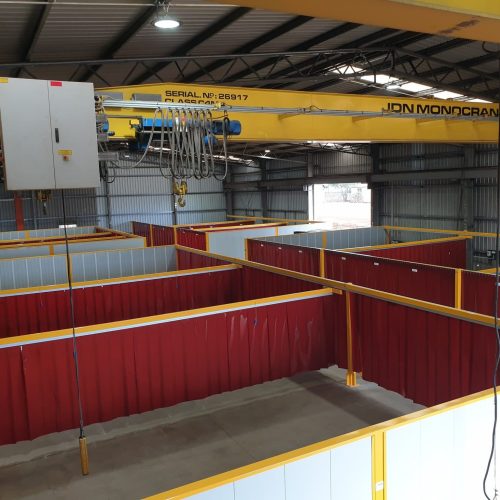 JRS Weldflex Strip Curtain and V100 Sonic System