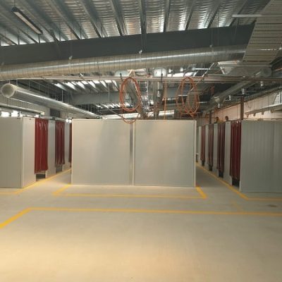 28 sonic welding bays