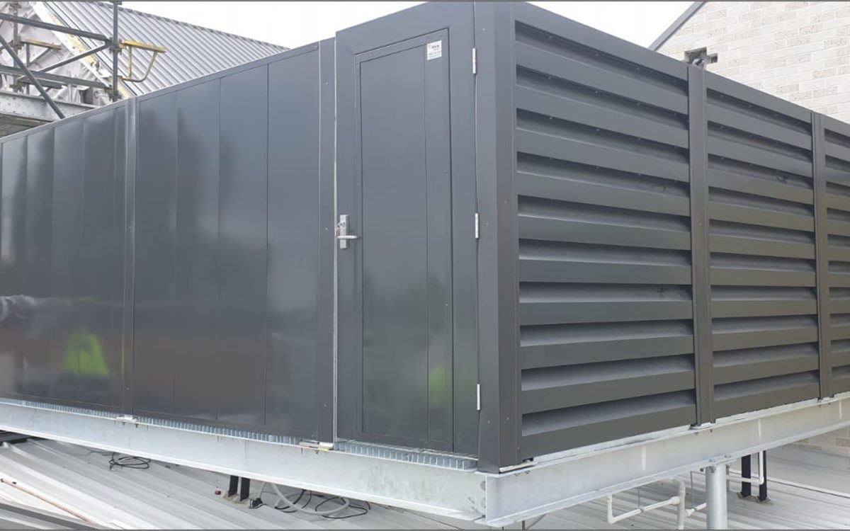 Flexshield acoustic solution for rooftop chiller units