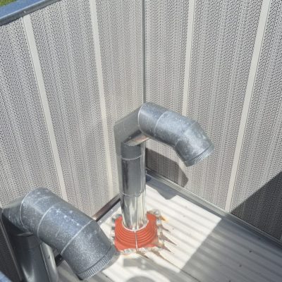 V100 sonic panel rooftop dryer exhaust sound control